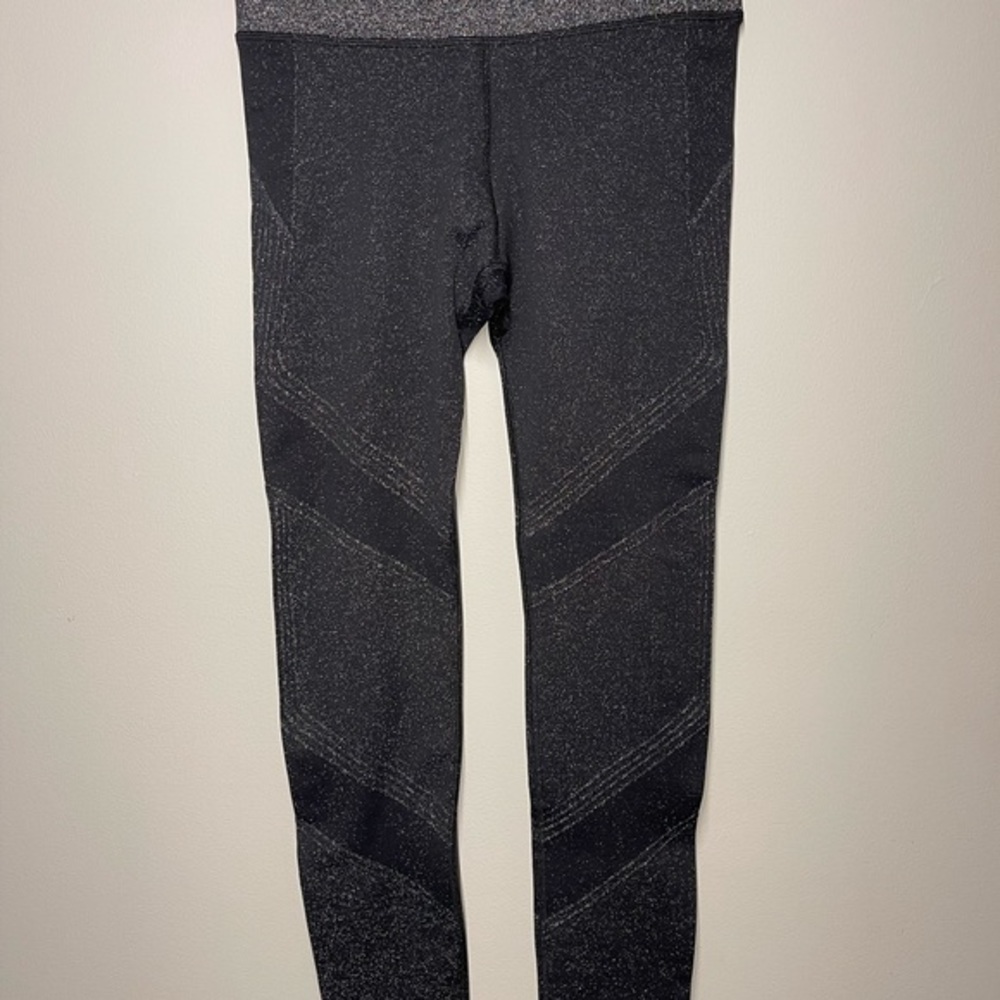 Athleta Black & Grey Sparkly, Medium